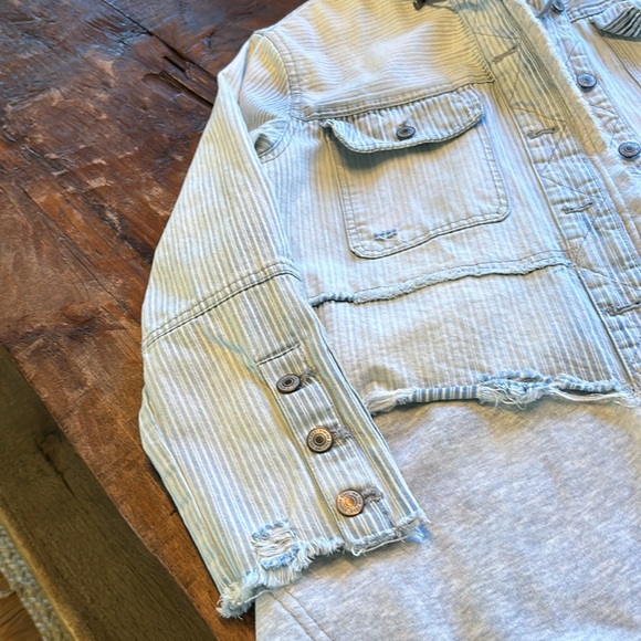 Free People Denim Duster size xs - Picture 7 of 9